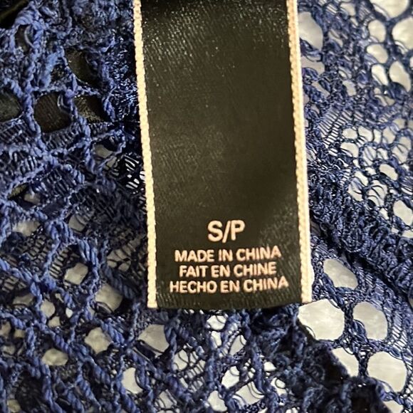 VS Teddy Size SP Navy Blue Lace & Mesh NWOT - Picture 14 of 16